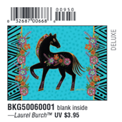 Leanin Tree Artistic Horse Blank Greeting Card